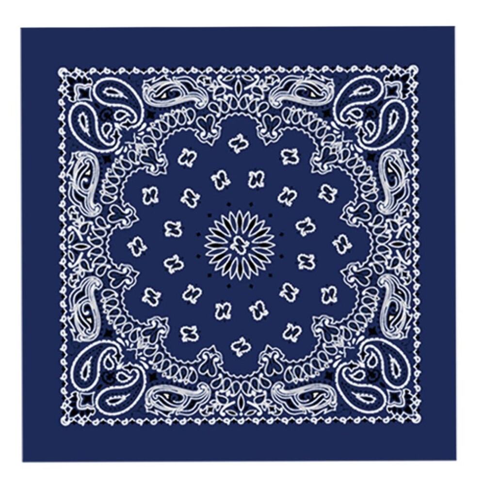 NWT Hot Leathers BAP1008 Classic Navy Paisley Bandana